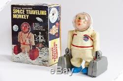 Yanoman Yonezawa Cragstan Space Travelling Monkey Japan Vintage Robot Toy