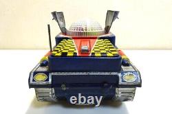 Yonezaw Battery Operated Tin Toy Space Patrol Tested Working Japan Vintage Rare