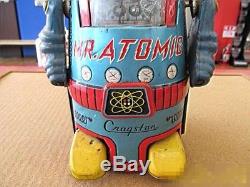 Yonezawa 1962 Mr. Atomic Tin Japan made Cragstan space toy vintage retroJapan