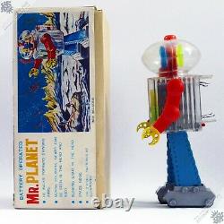 Yonezawa Horikawa Mr Planet Robot Astronaut Tin Plastic Vintage Space Toy Japan