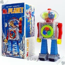 Yonezawa Horikawa Mr Planet Robot Astronaut Tin Plastic Vintage Space Toy Japan