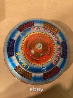 Yoshiya KING FLYING SAUCER Space X-081 Vintage Tin Toy Junk