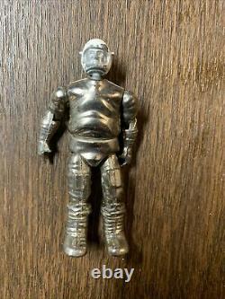 Zee Toys Metal Man 1978 Vintage Die Cast Metal Man Robot & Space Saucer Set