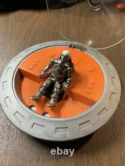 Zee Toys Metal Man 1978 Vintage Die Cast Metal Man Robot & Space Saucer Set